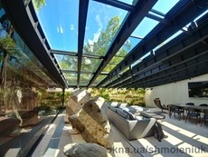 Сдвижная крыша из стекла